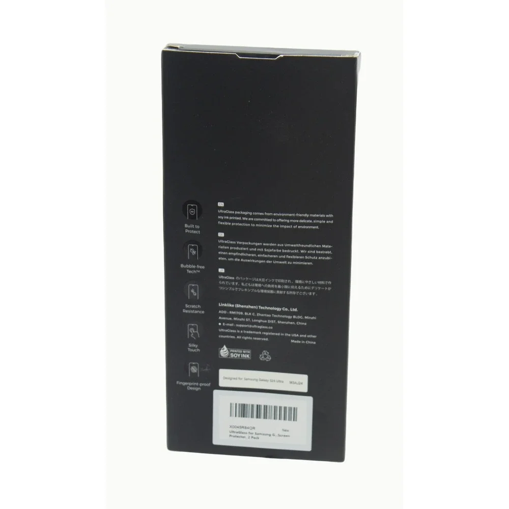 UltraGlass Samsung Galaxy S24 Ultra Screen Protector 2 Pack 9H Tempered Glass